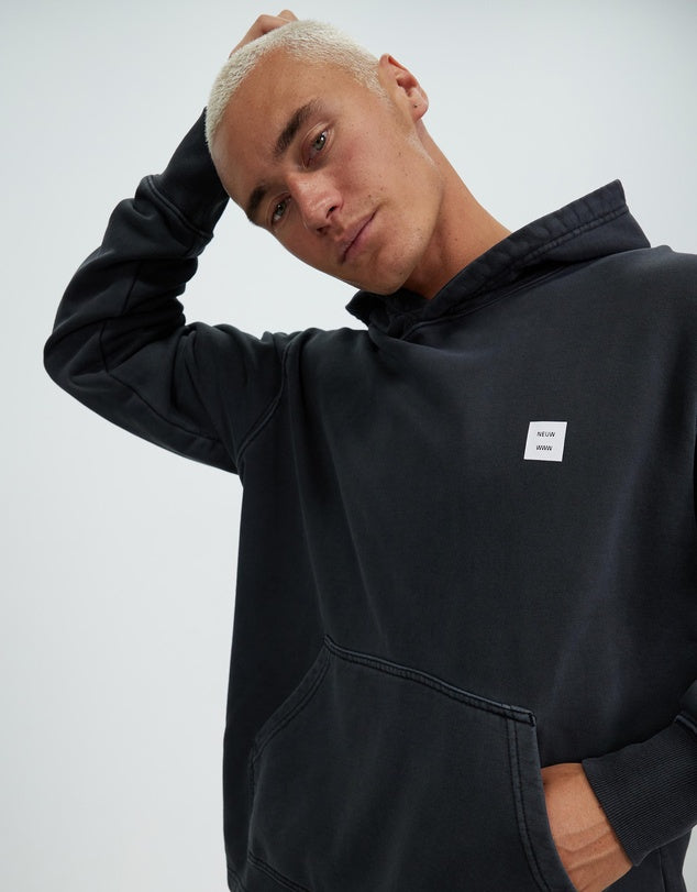 Samo Repair Logo Hood - Black