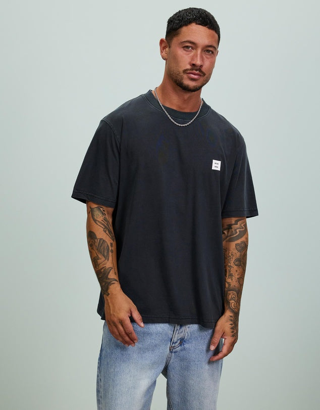 Samo Repair Logo Tee- Black