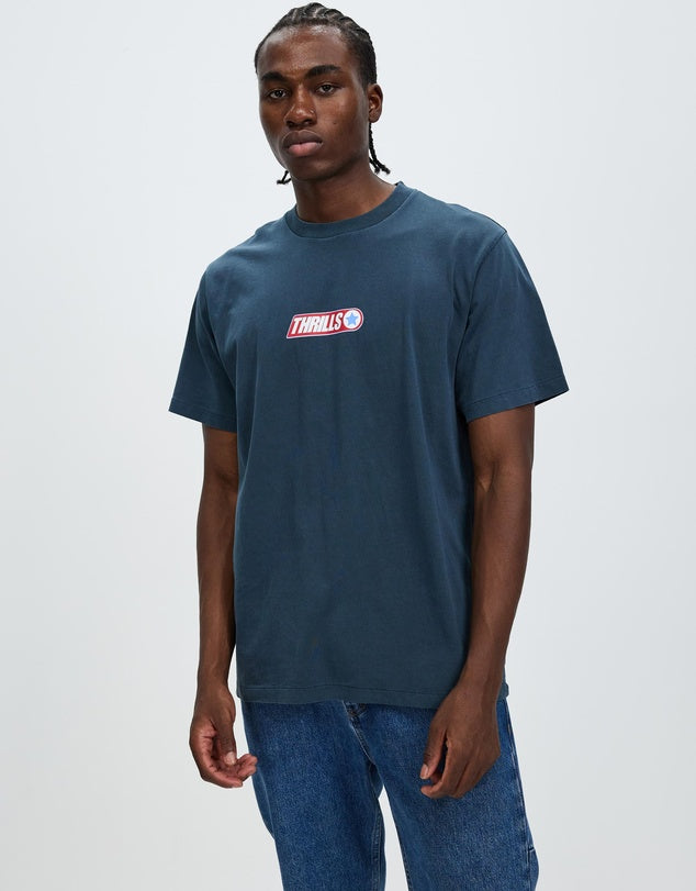Thrills Wisdom Merch Fit Tee- Petrol