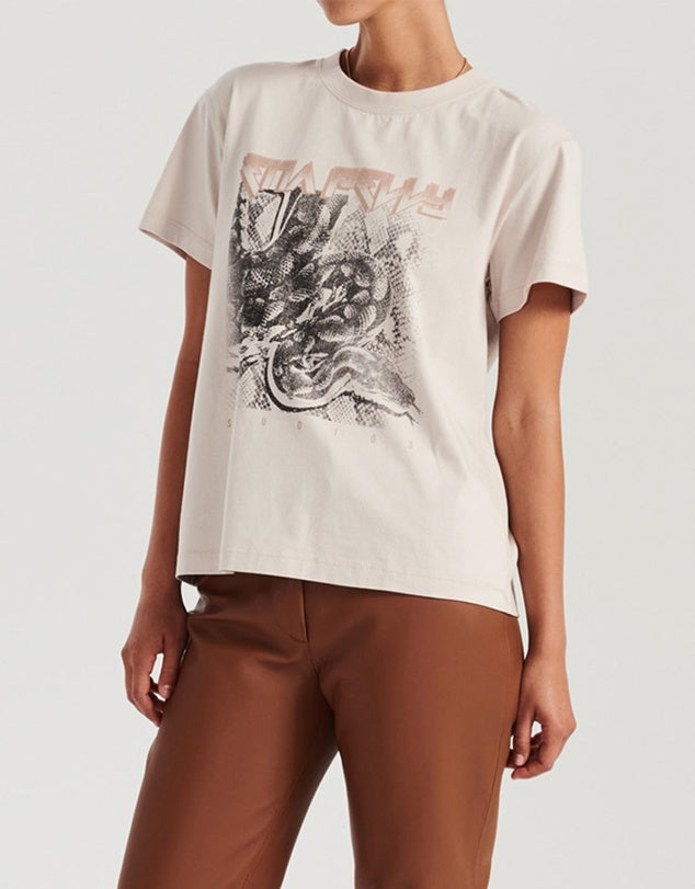 Serpent Tee - Alabaster