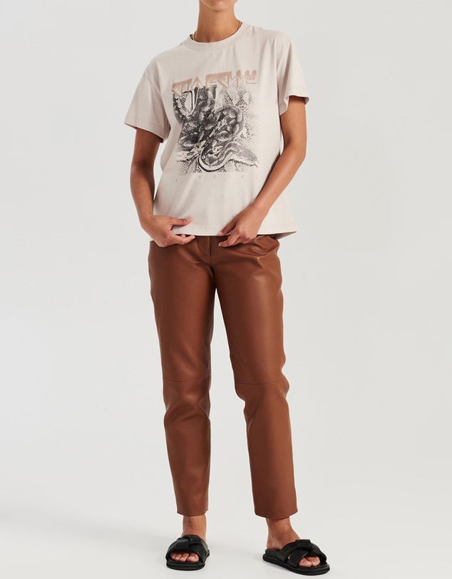 Serpent Tee - Alabaster