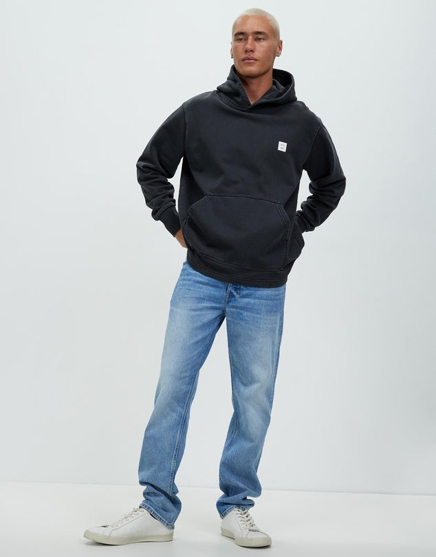 Samo Repair Logo Hood - Black