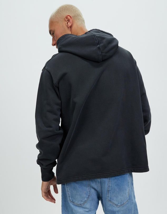 Samo Repair Logo Hood - Black