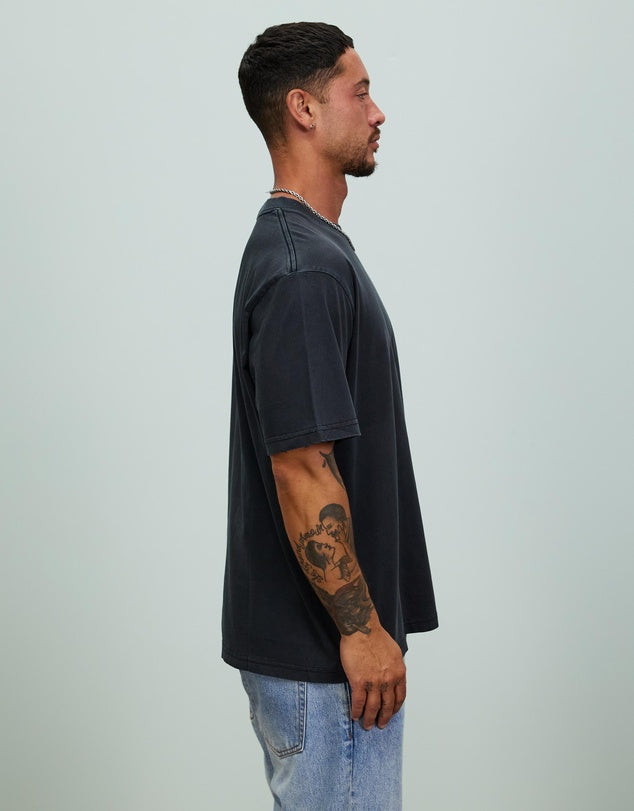 Samo Repair Logo Tee- Black