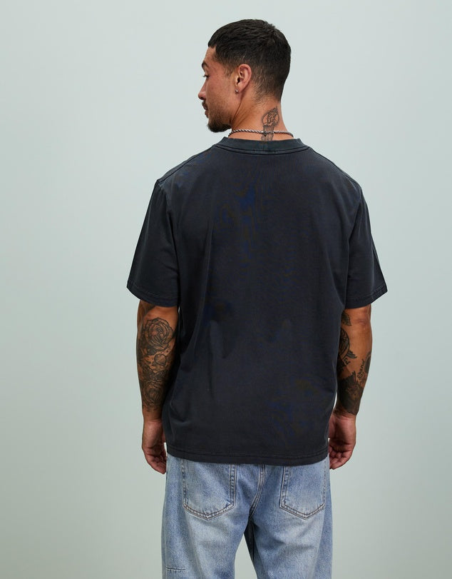 Samo Repair Logo Tee- Black