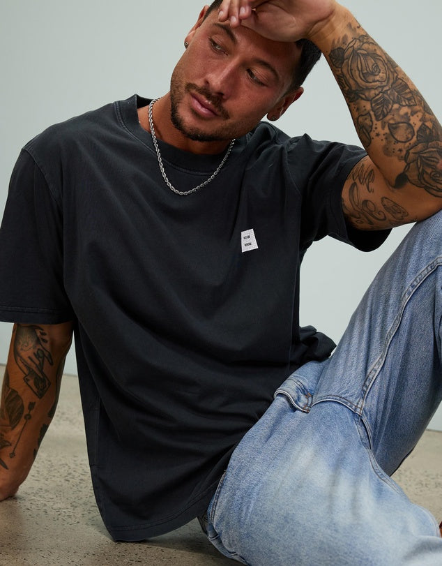 Samo Repair Logo Tee- Black