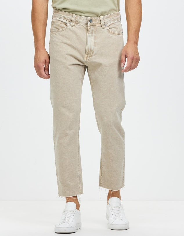 Abrand A Cropped Straight Jean - Sandstorm