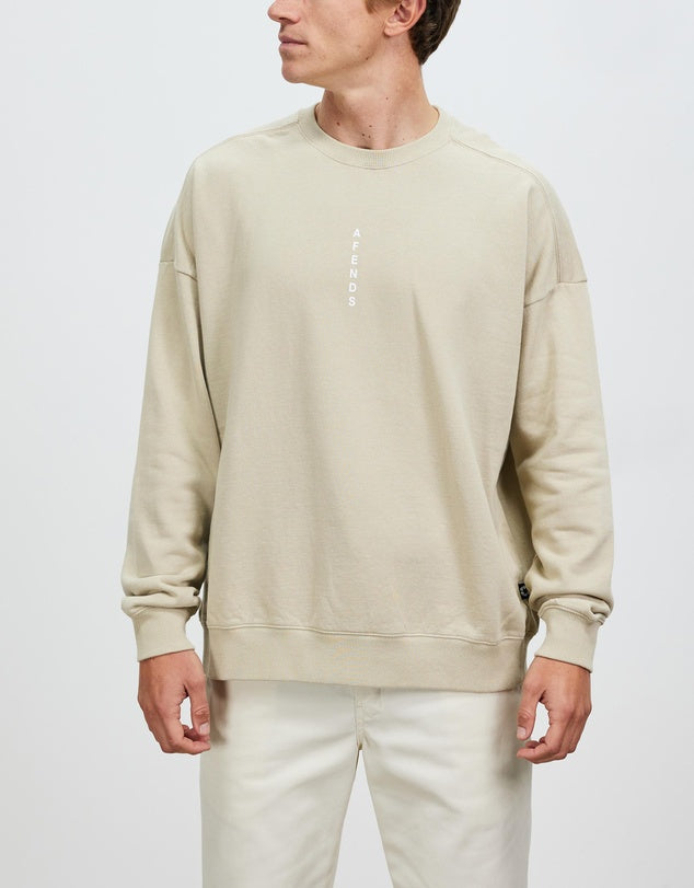 Luxury Recycled Crew Neck - Cement