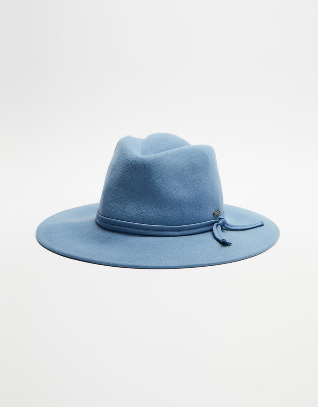 Joanna Felt Packable Hat- Casablanca Blue