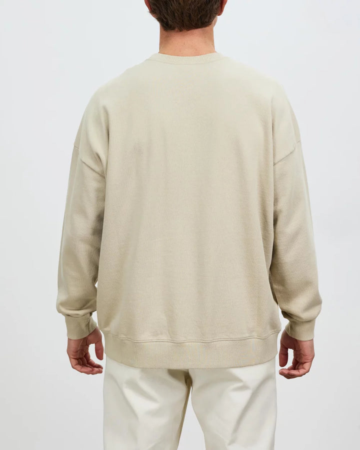 Luxury Recycled Crew Neck - Cement