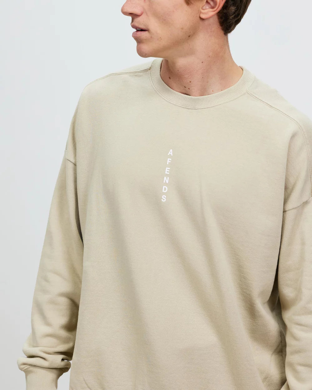 Luxury Recycled Crew Neck - Cement