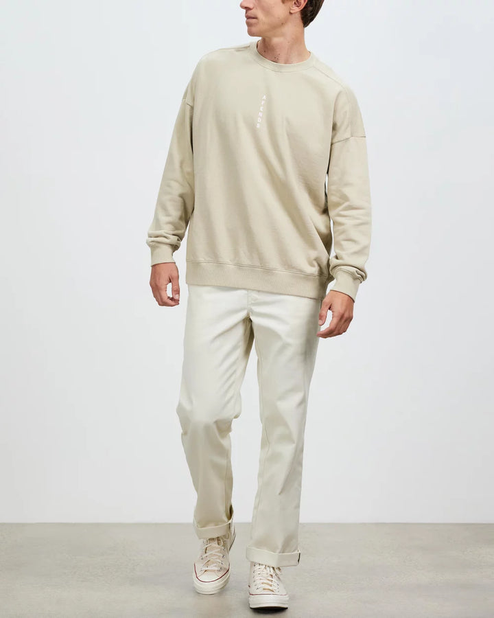 Luxury Recycled Crew Neck - Cement