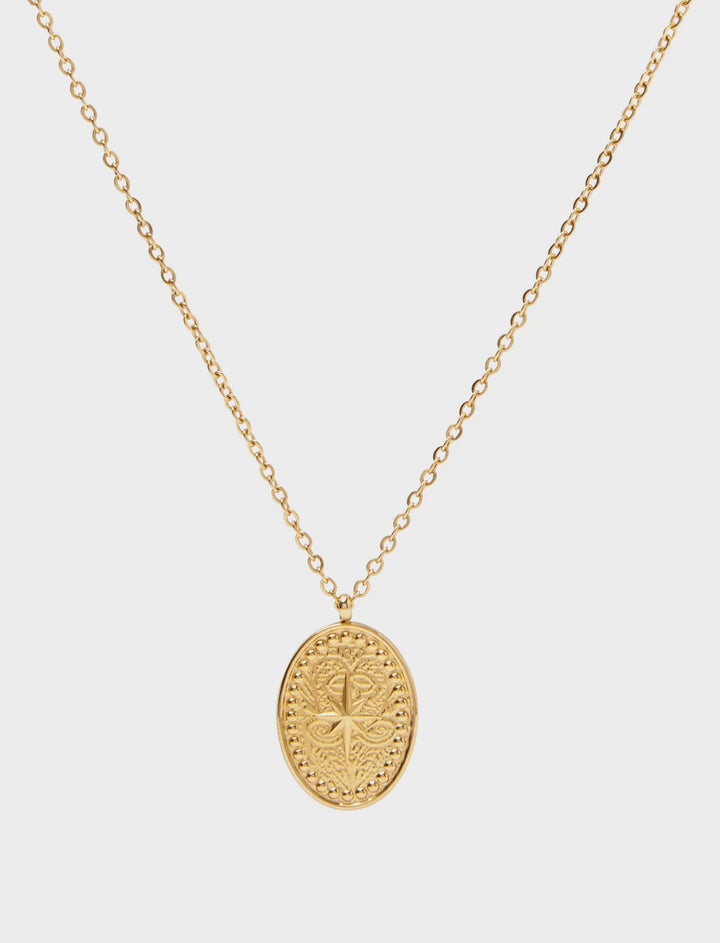Pastiche Sun Seeker Necklace- Yellow Gold