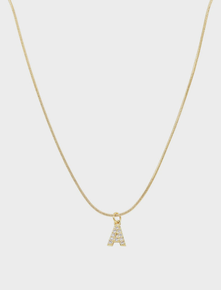 Initial A Necklace