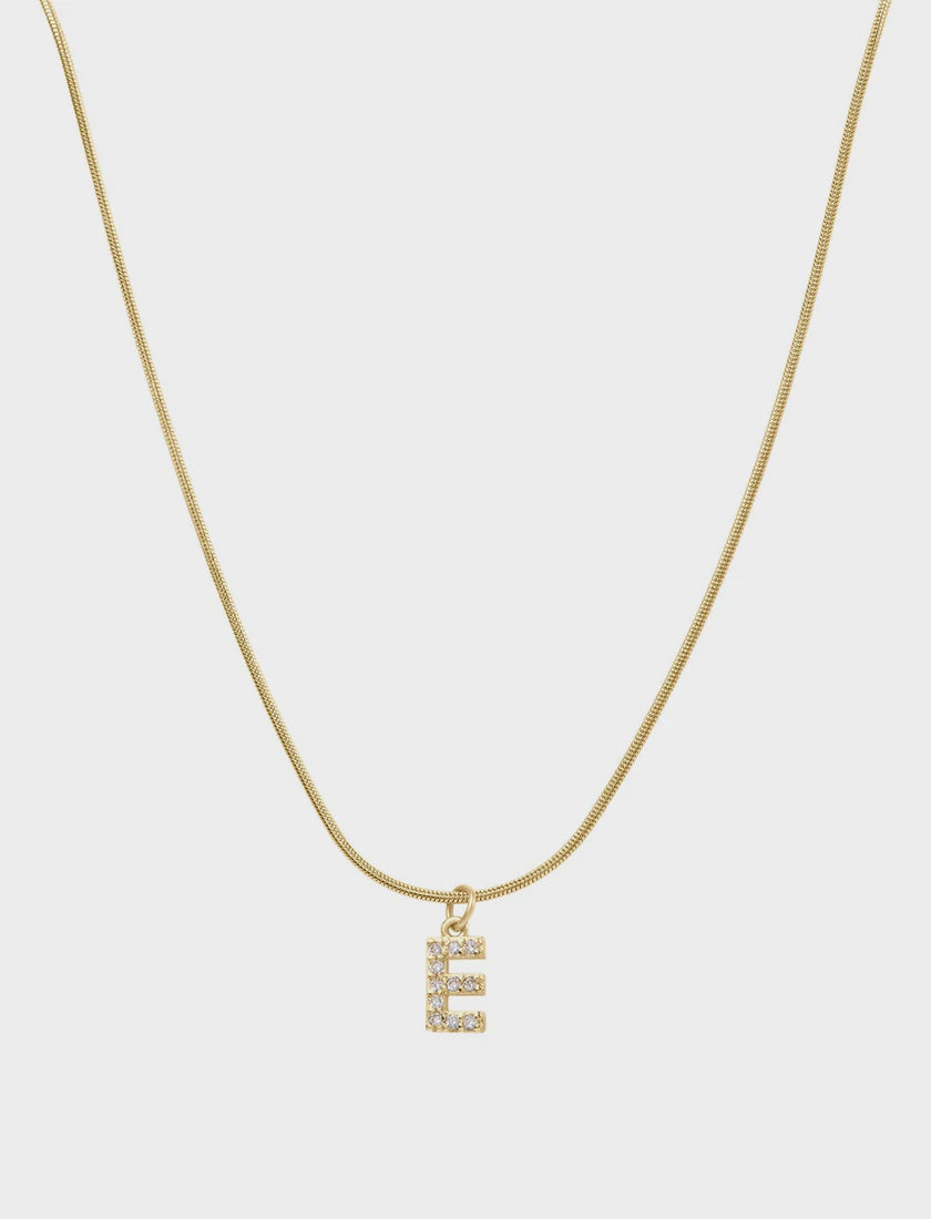 Initial E Necklace