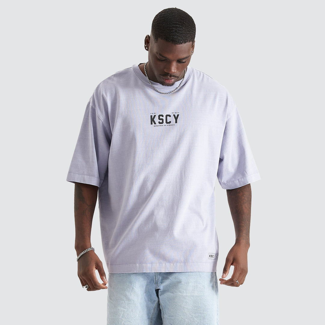 Kiss Chacey Legitimate Extra Oversized Tee- Pigment Cosmic Sky