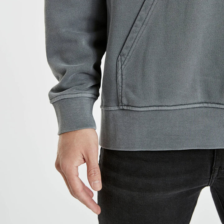 Leland Relaxed Hooded Sweater - Pigment Castlerock