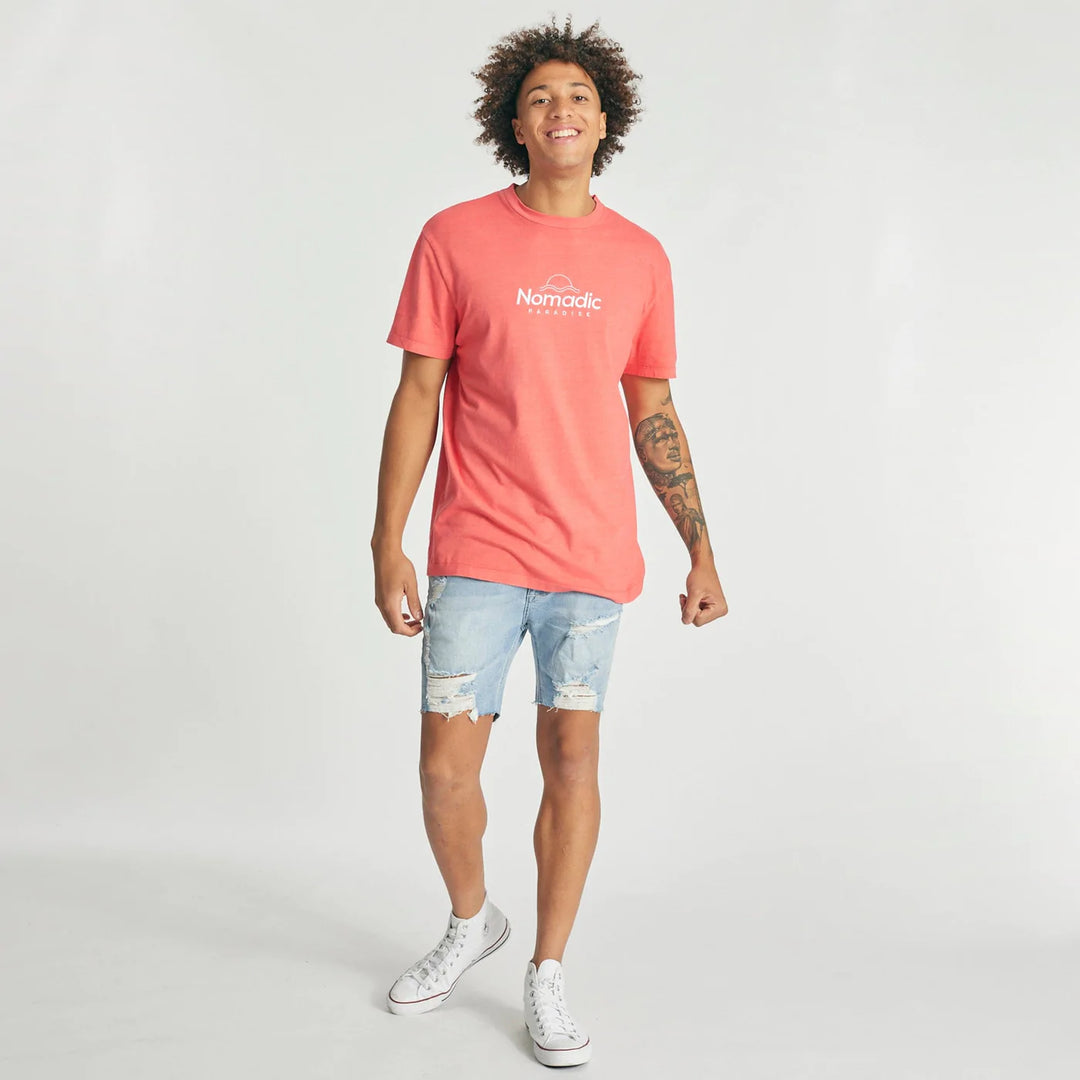 Lust Relaxed Tee - Pigment Coral