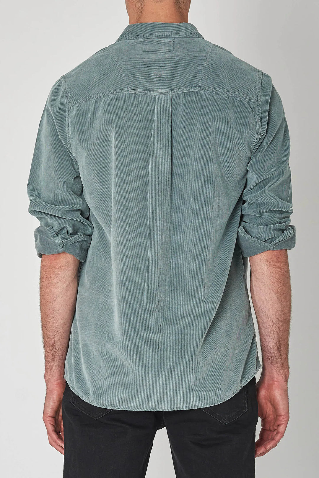 Men At Work Cord Shirt - Slate