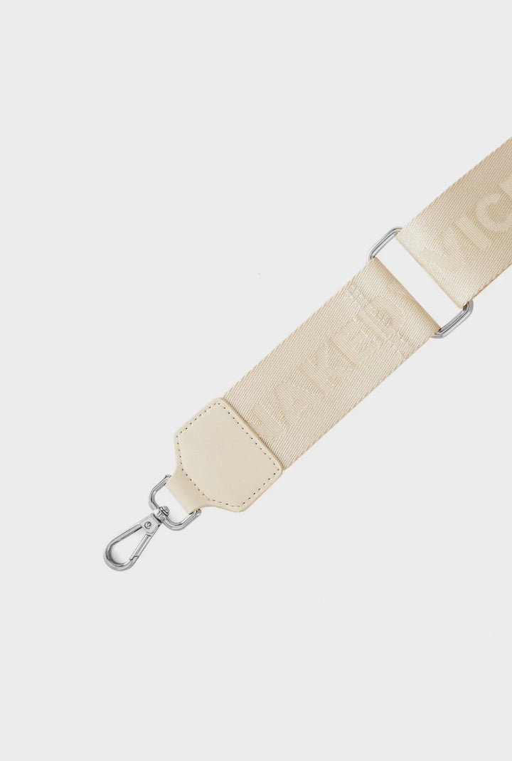 The Branded Ivory Strap- Ivory Silver