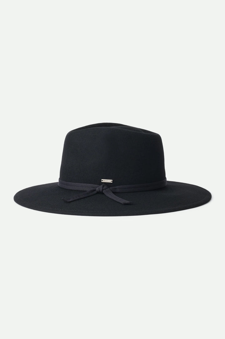 Joanna Felt Packable Hat - Black