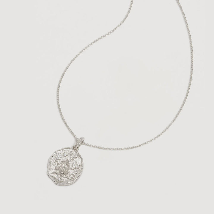 By Charlotte She Is Zodiac Necklace - Libra - Sterling Silver