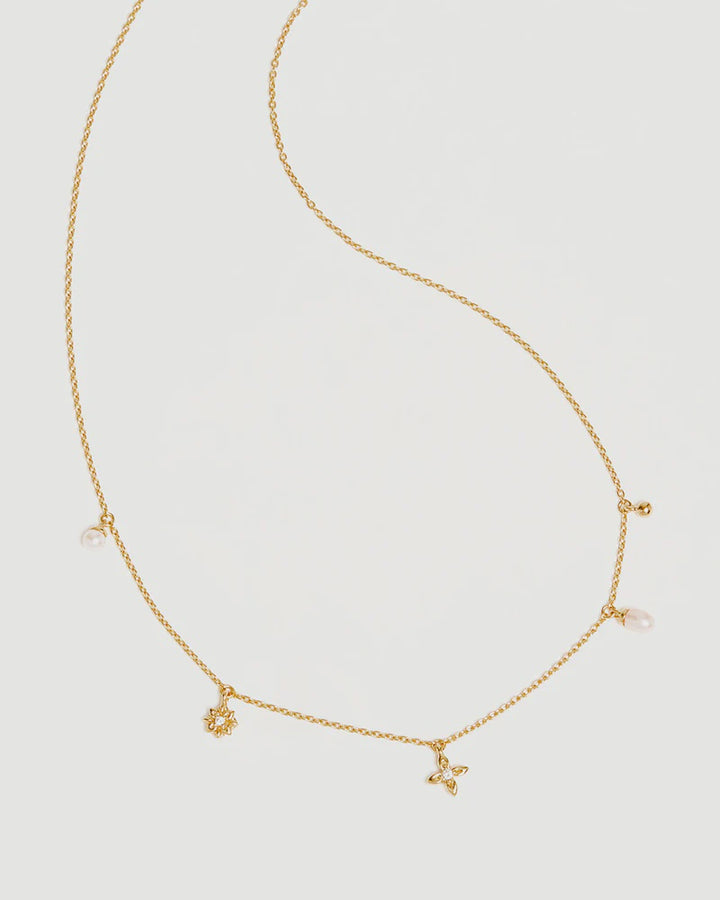 By Charlotte Live In Peace Choker - 18k Gold Vermeil