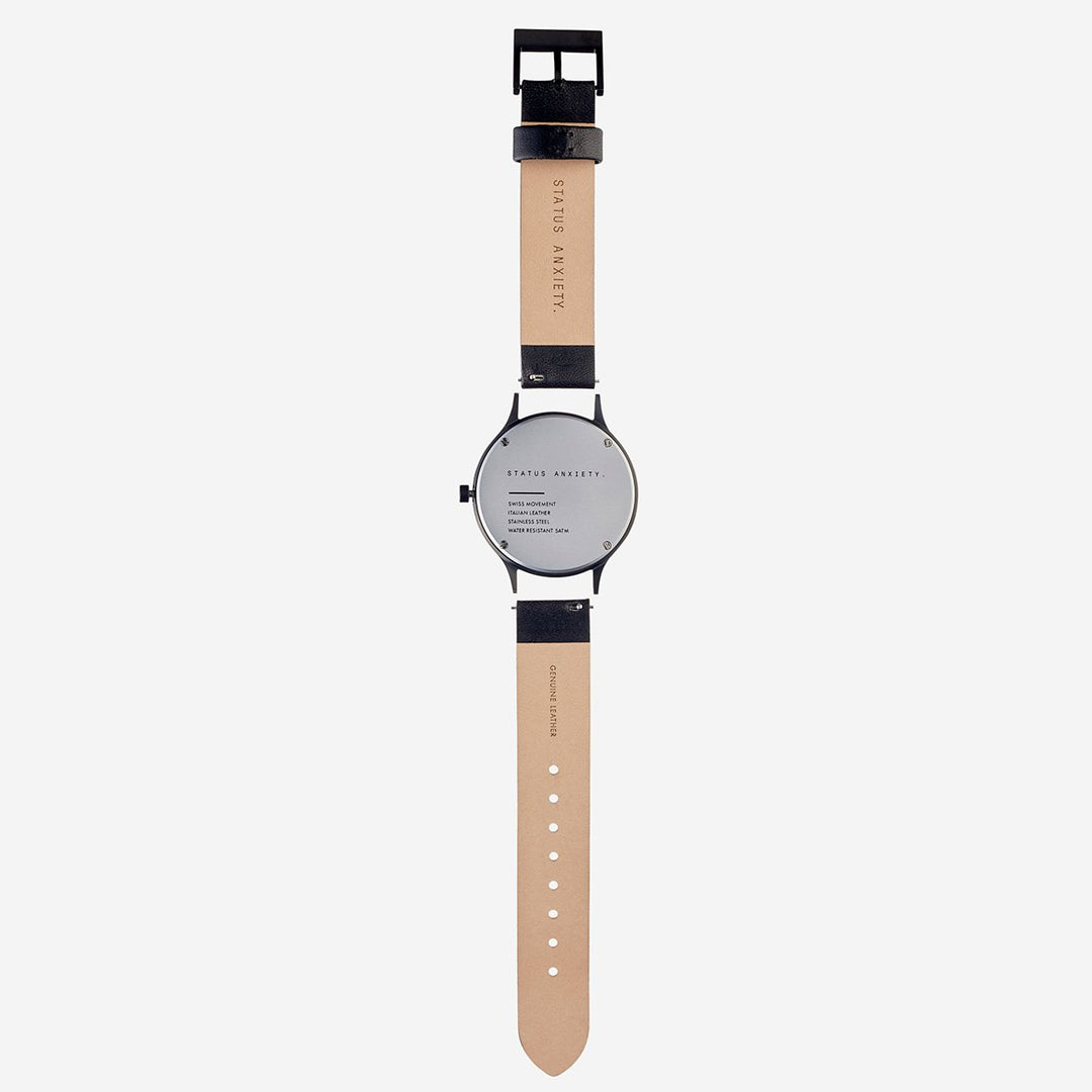 Inertia Watch - Matte Black/Black Face/Black Strap