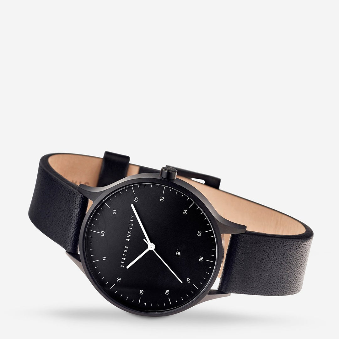 Inertia Watch - Matte Black/Black Face/Black Strap