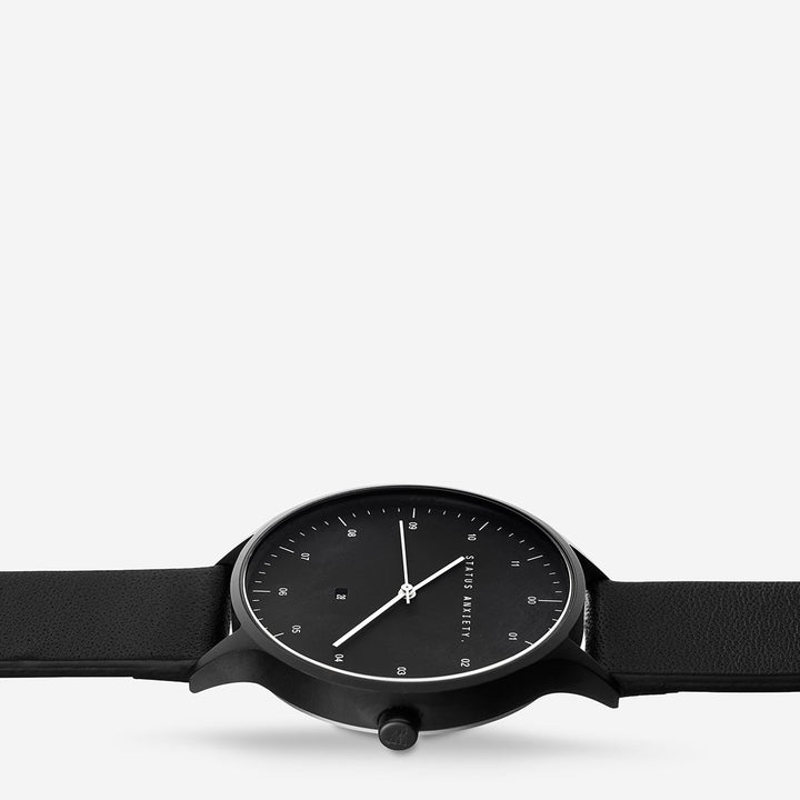 Inertia Watch - Matte Black/Black Face/Black Strap