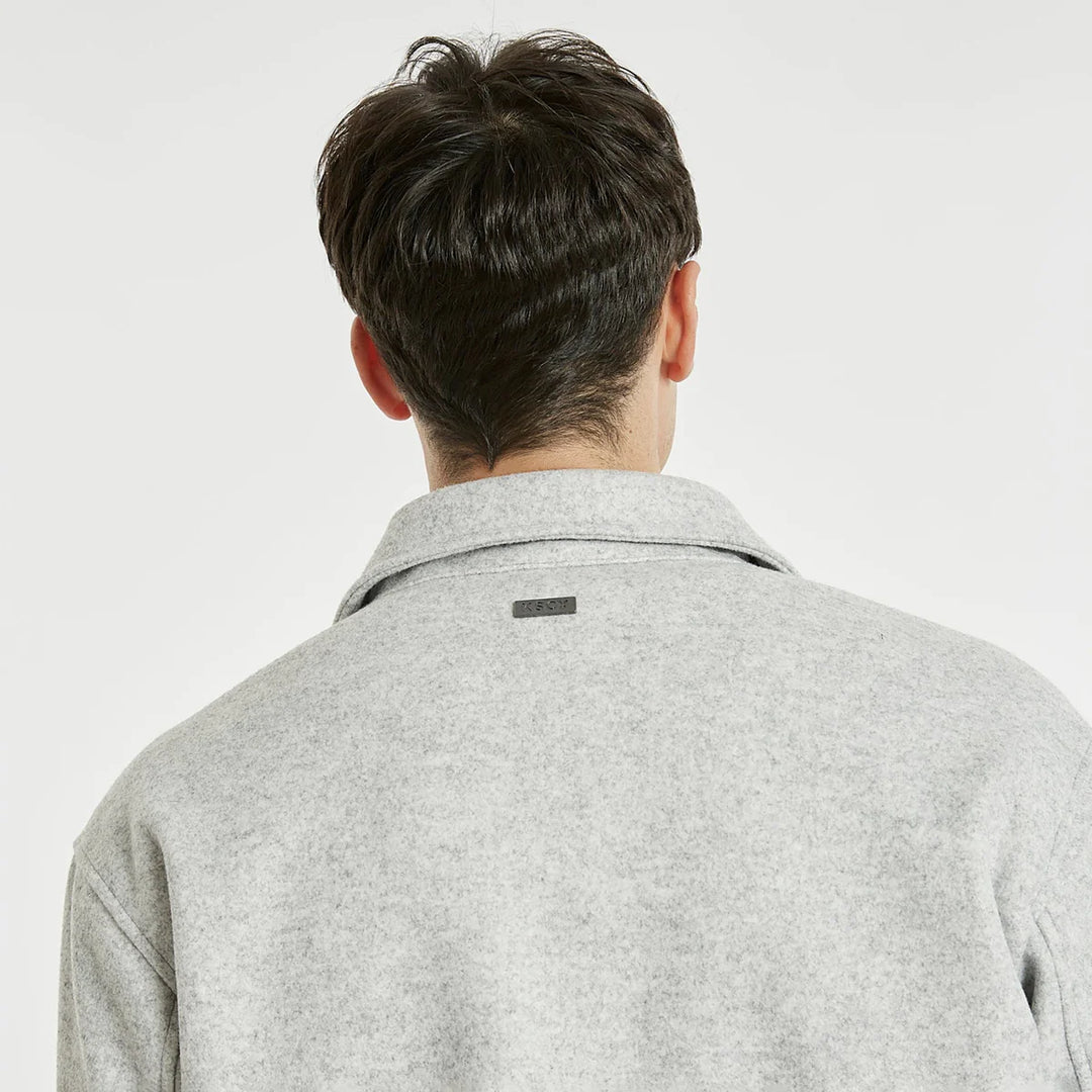Newport Melton Jacket - Grey Marle