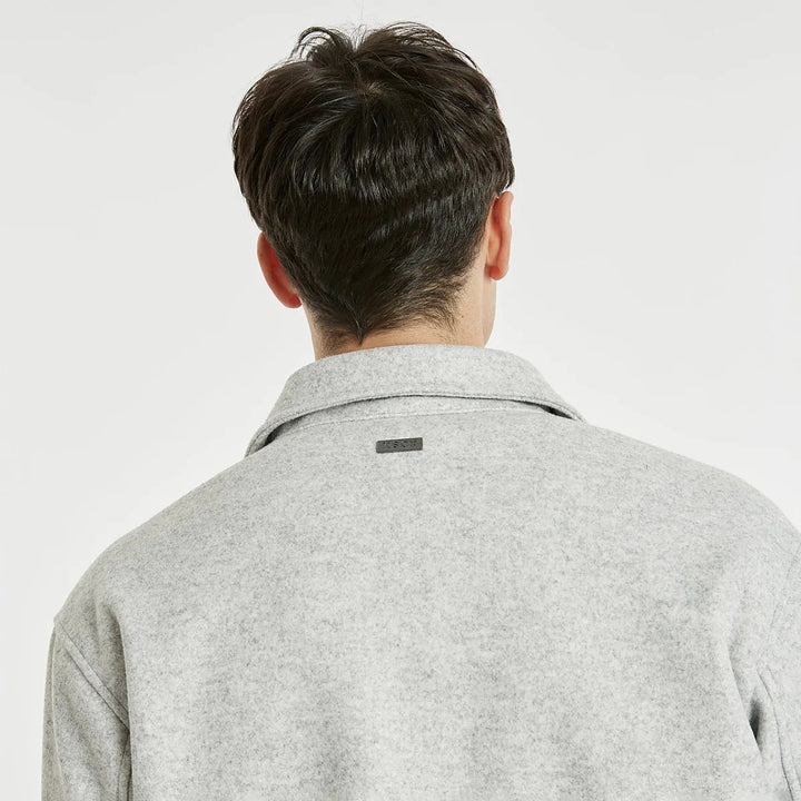 Newport Melton Jacket - Grey Marle
