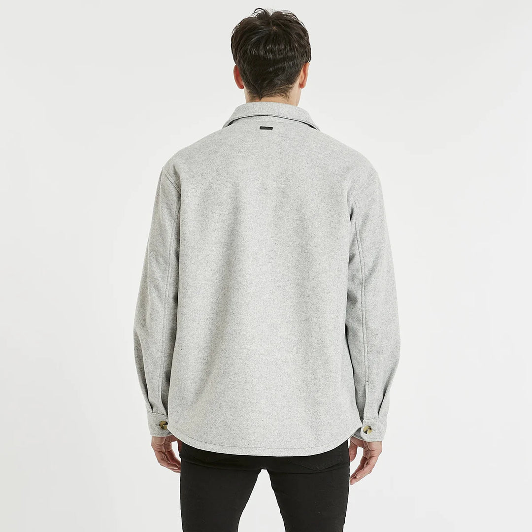 Newport Melton Jacket - Grey Marle