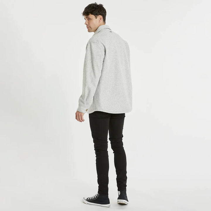 Newport Melton Jacket - Grey Marle