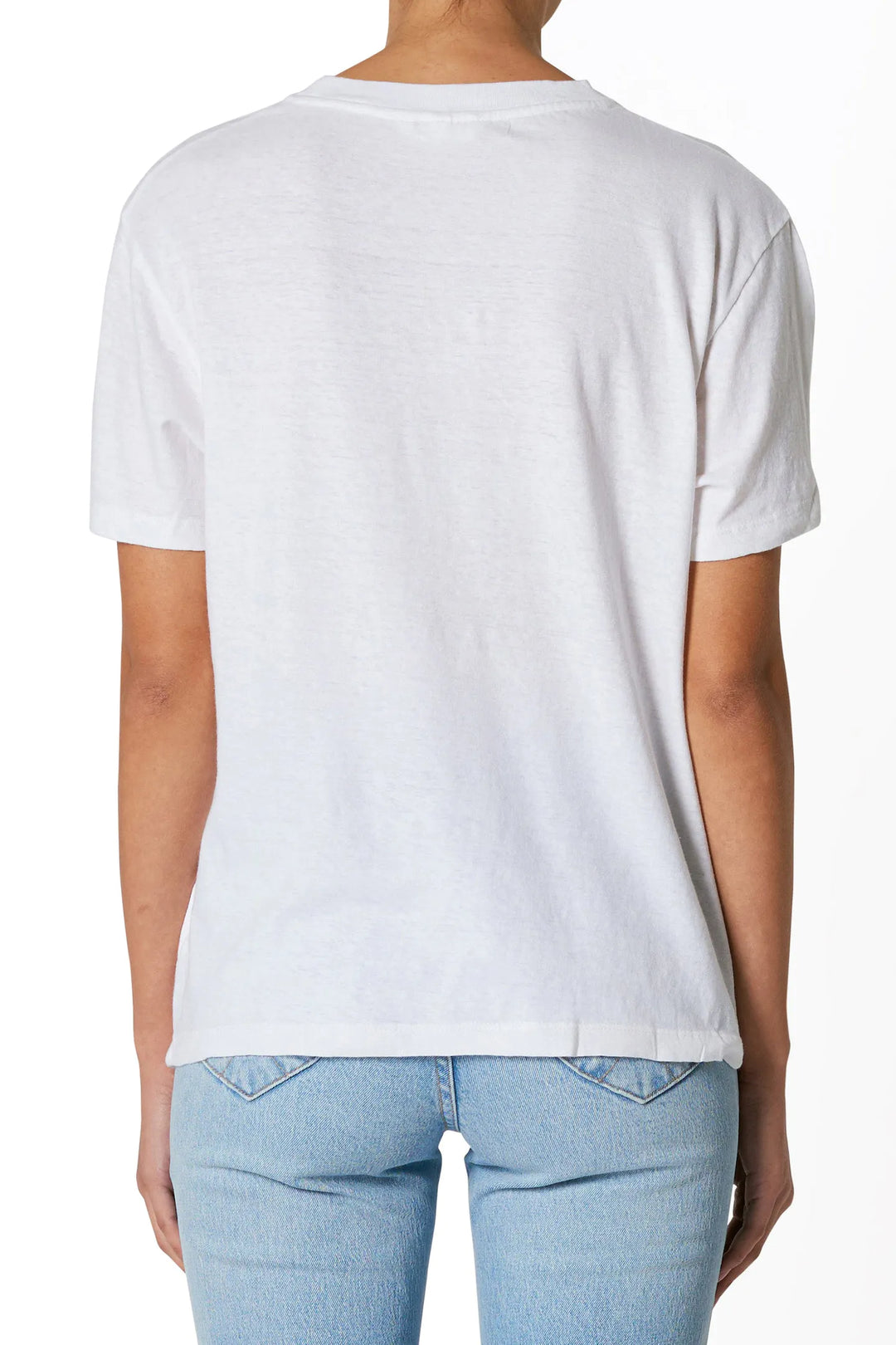 Burning Hearts Tomboy Tee - Vintage White