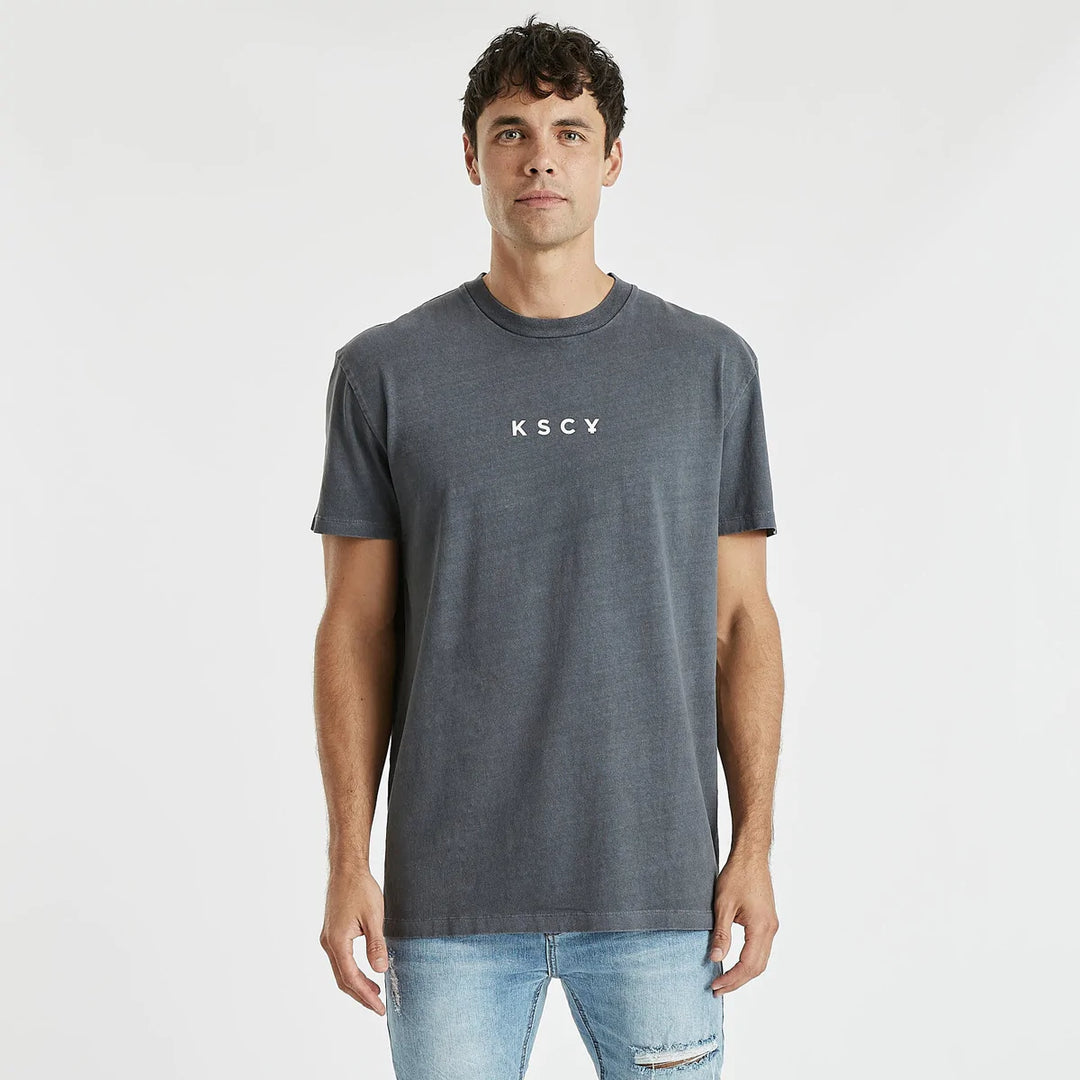 Roots Relaxed Tee - Pigment Asphalt