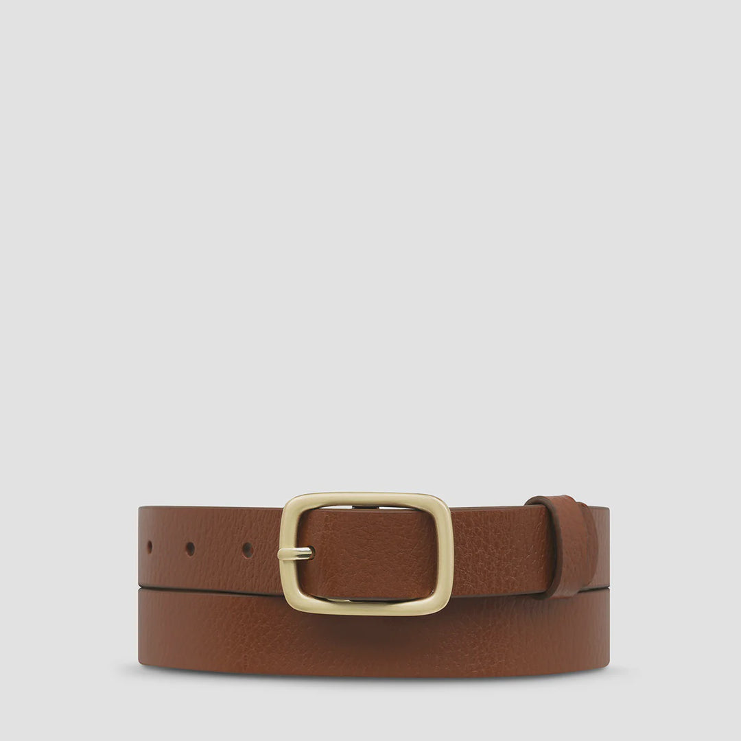 Status Anxiety Nobody's Fault Belt - Tan/Gold