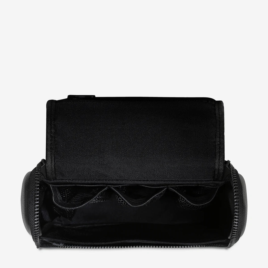 Status Anxiety Drifting Apart Toiletry Bag - Black