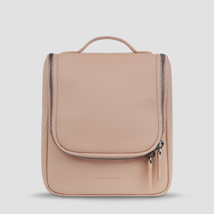 Status Anxiety Drifting Apart Toiletry Bag - Dusty Pink