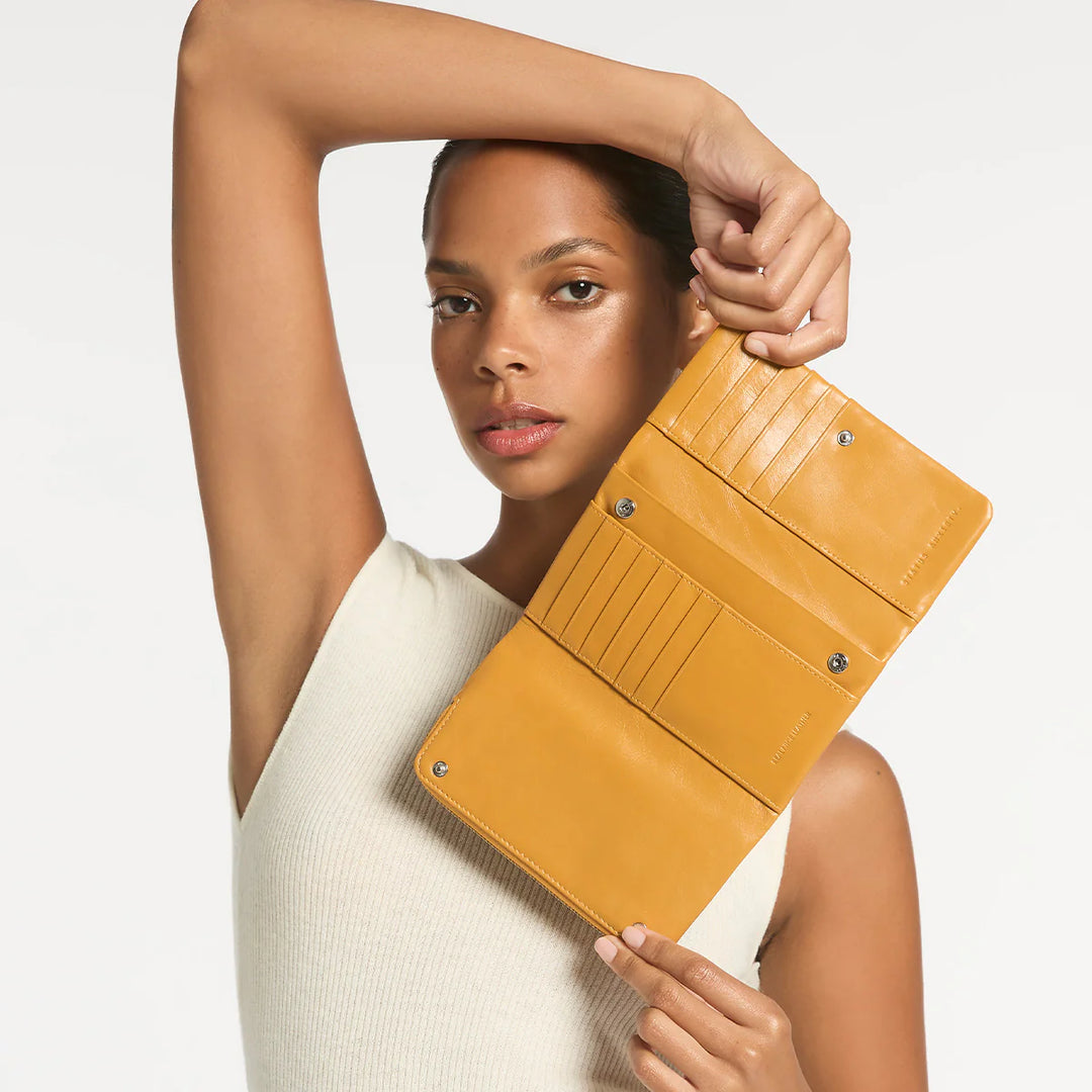 Status Anxiety Audrey Wallet- Tan