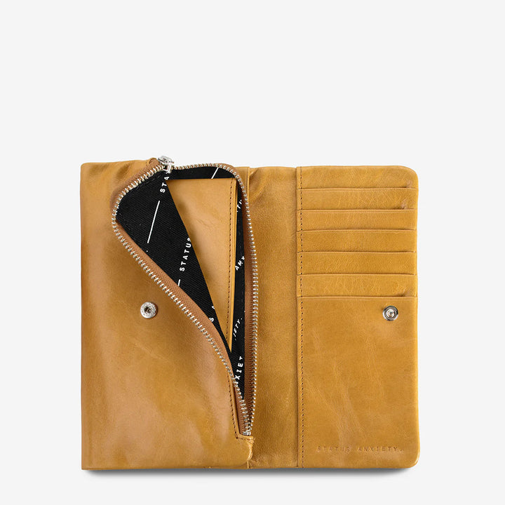 Status Anxiety Audrey Wallet- Tan