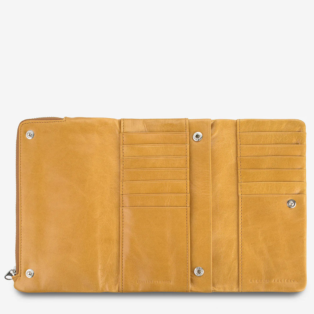 Status Anxiety Audrey Wallet- Tan