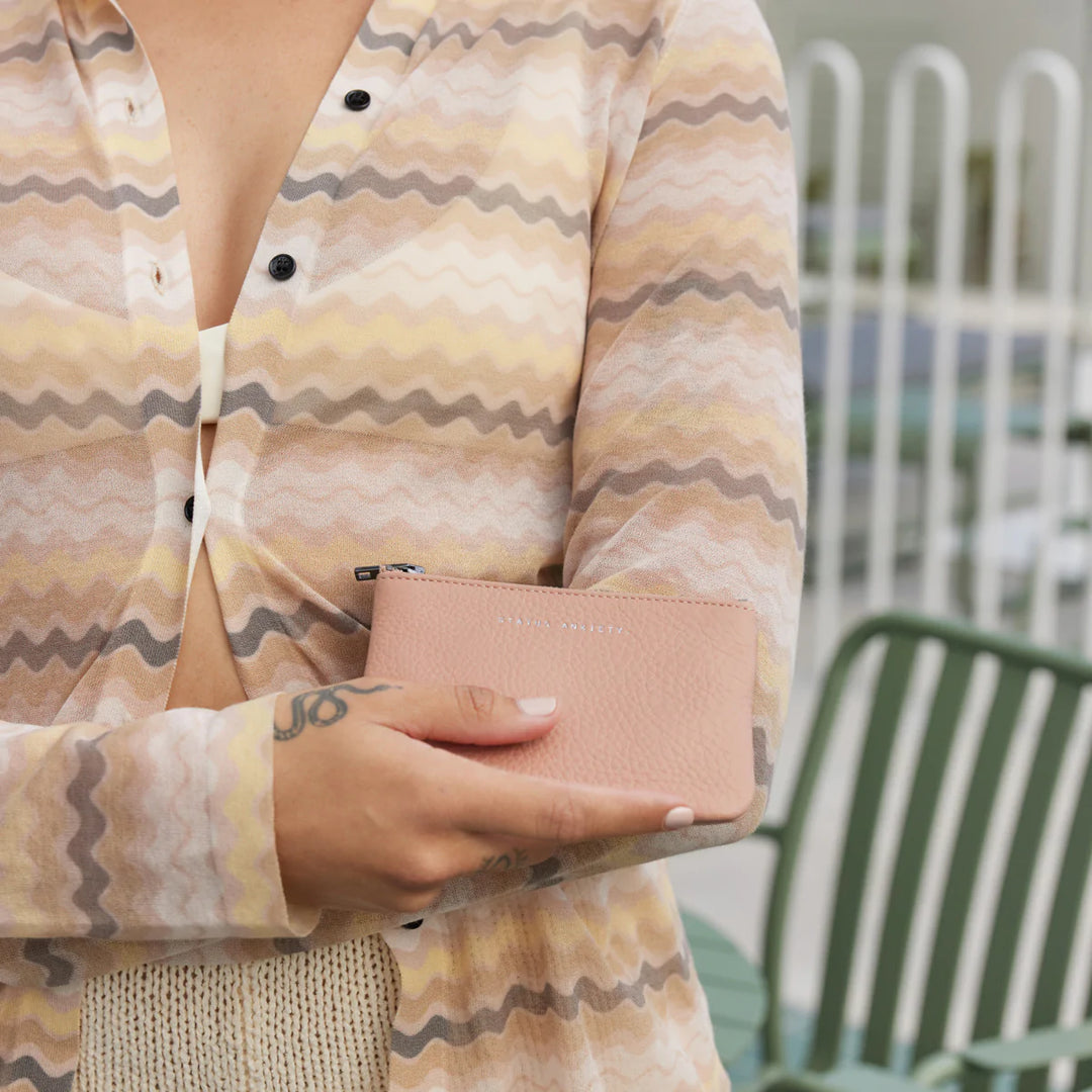 Status Anxiety Change It All Wallet - Dusty Pink