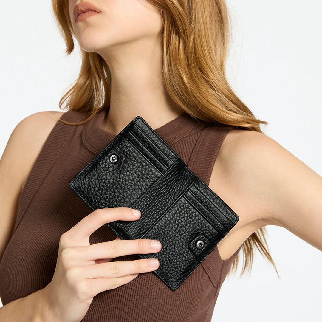 Status Anxiety Easy Does It Wallet - Black