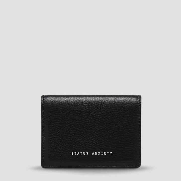 Status Anxiety Easy Does It Wallet - Black