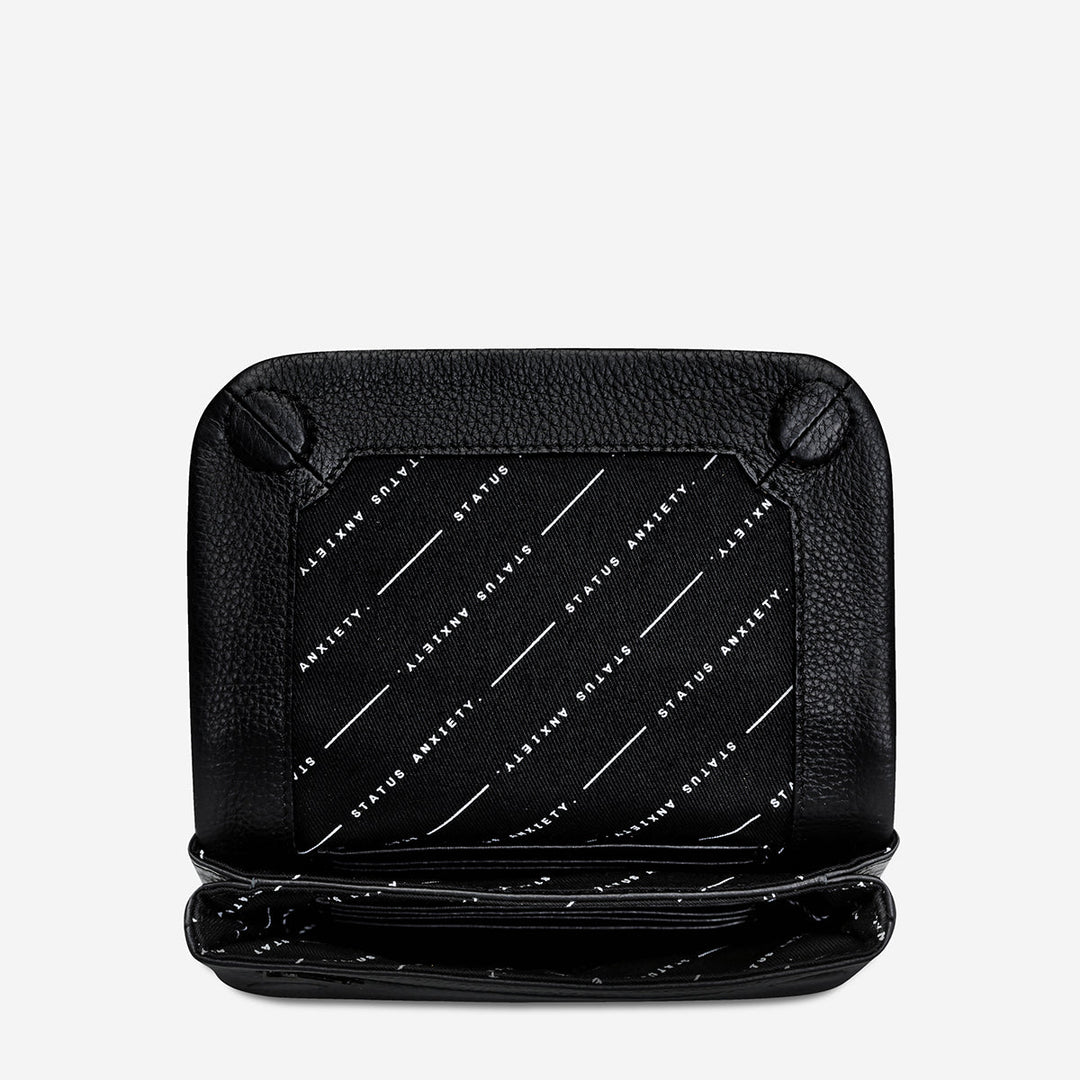 Status Anxiety Impermanent Wallet - Black