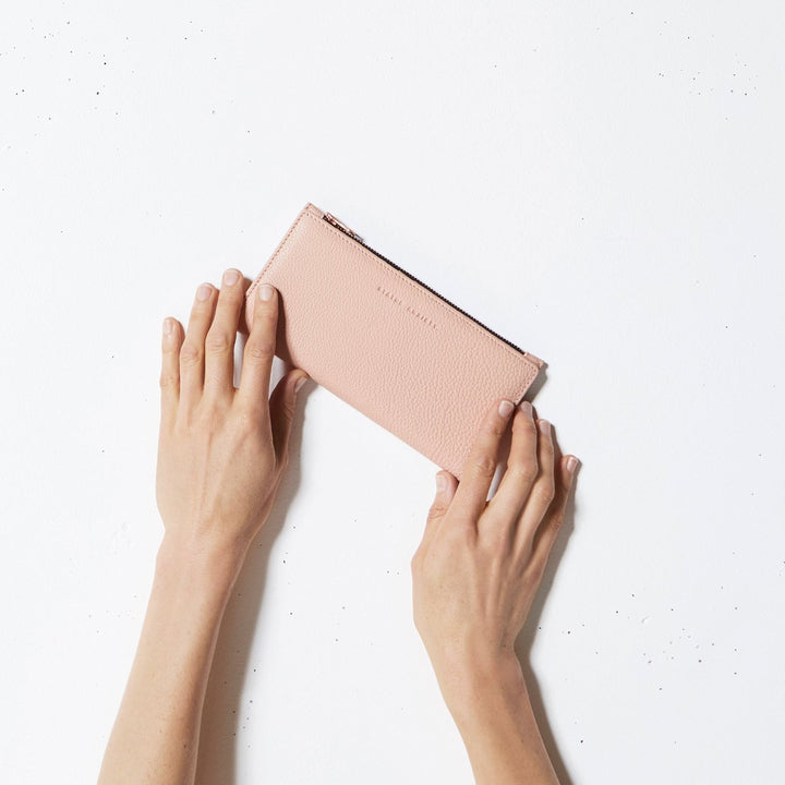 Status Anxiety In The Beginning Wallet - Dusty Pink