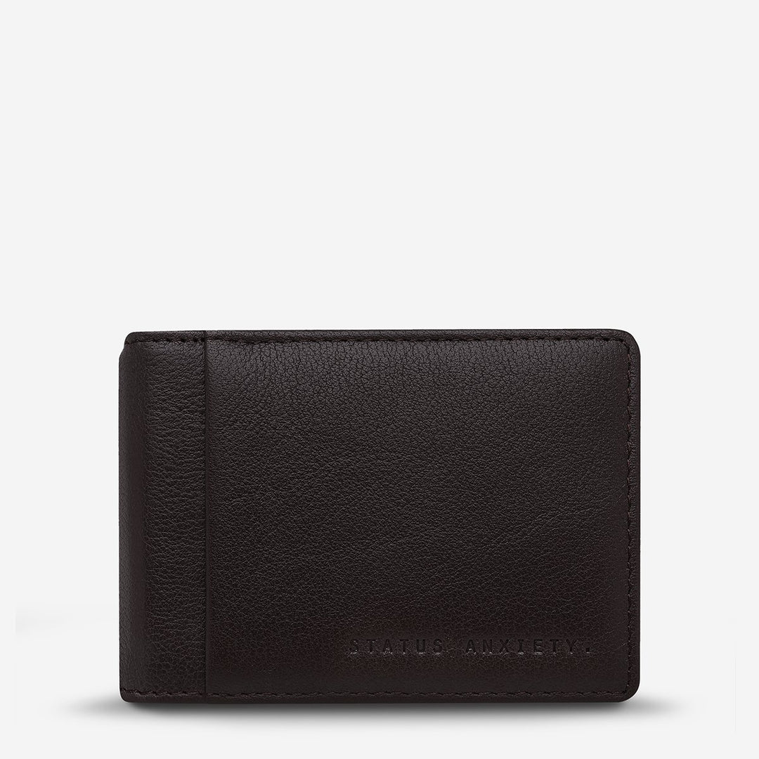 Status Anxiety Melvin Wallet- Chocolate