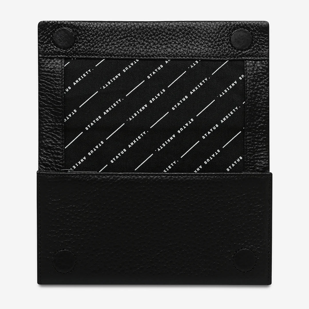 Status Anxiety Nevermind Wallet - Black