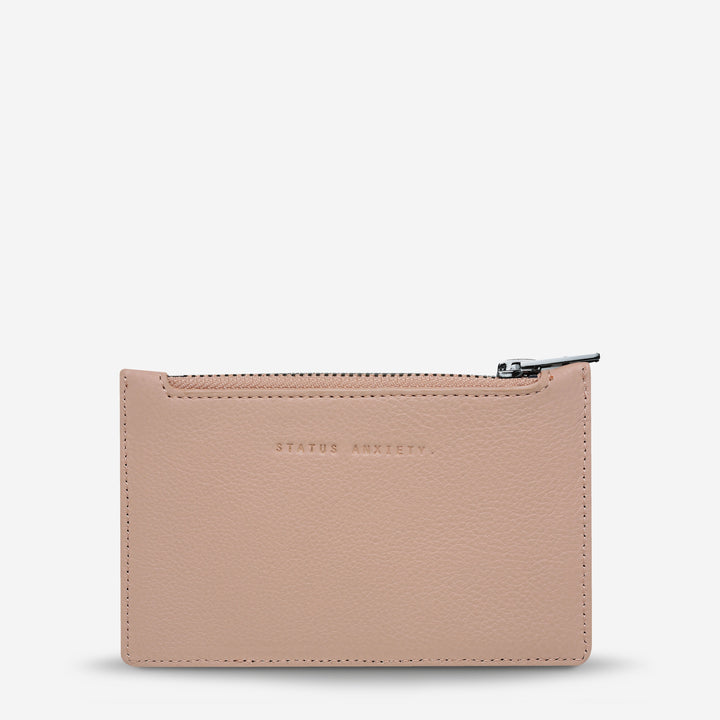 Status Anxiety Avoiding Things Wallet - Dusty Pink